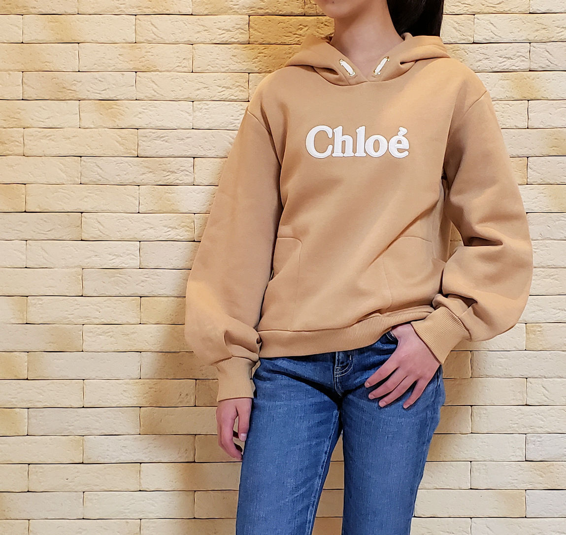 大人もOK！Chloe / クロエ ロゴパーカー ◇国内発送 (Chloe/キッズ用