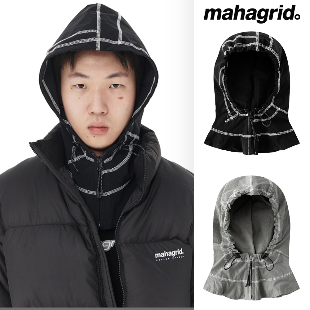 【mahagrid】23FW★ CURVED STITCH BALACLAVA