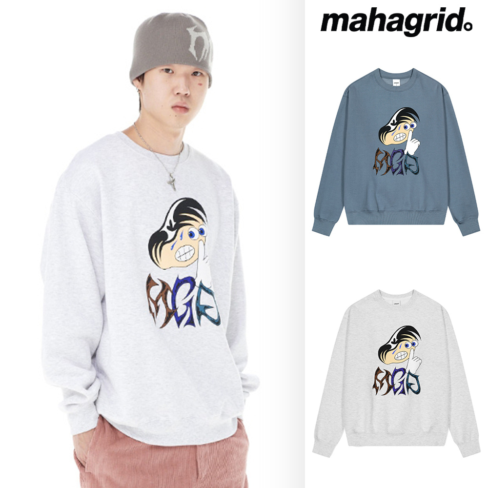 【mahagrid】23FW★ HUSH SWEATSHIRT