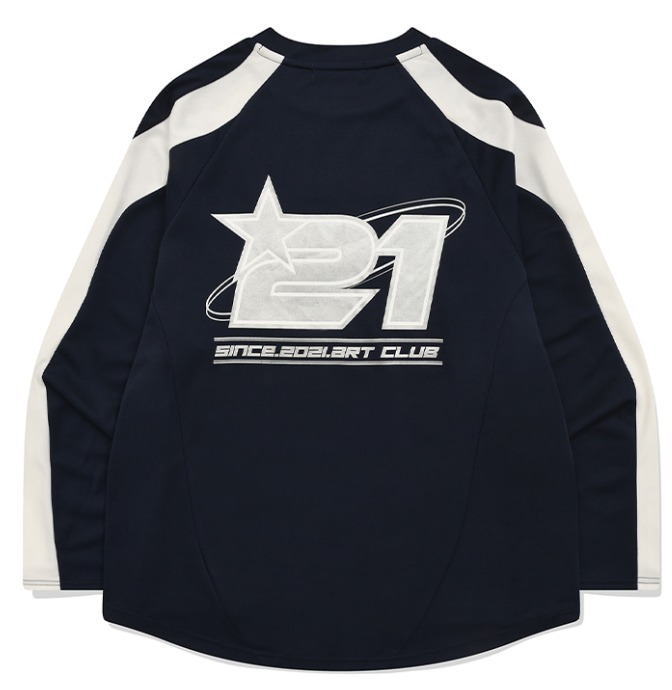 Tシャツ・カットソー FALLETT SPORTS CLUB FOOTBALL JERSEY LONG SLEEVE MY978 FALLETT SPORTS CLUB FOOTBALL JERSEY LONG SLEEVE MY978