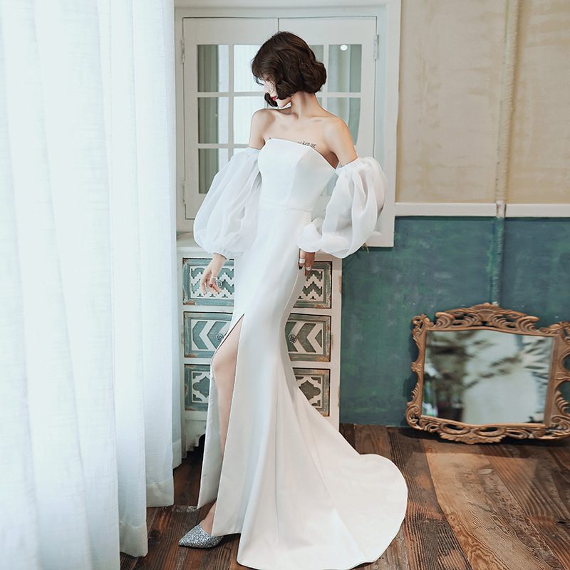 ボルドー スリット 結婚式 ドレス マーメイド ラメ 韓国 org.jpg