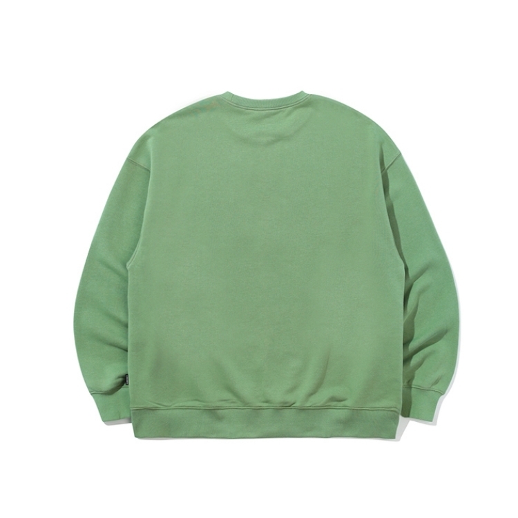 ROMANTIC CROWNのSTITCH SLOGAN FLOWER CREWNECK 全3色 ROMANTIC CROWN☆Unisex☆STITCH SLOGAN FLOWER CREWNECK_3色♪