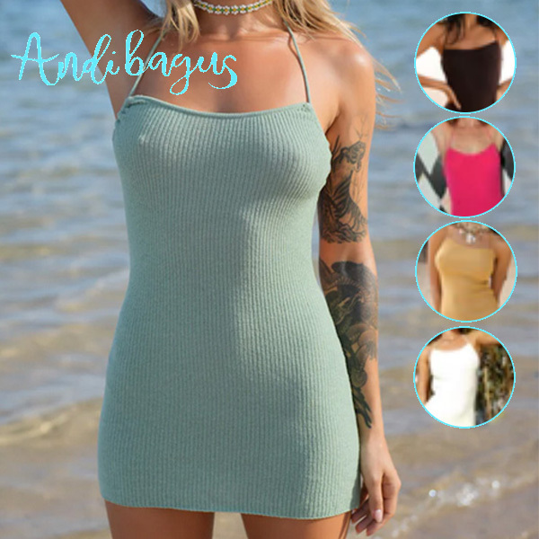 ANDI BAGUS☆Liv Dress バックレス ミニ ドレス ワンピース