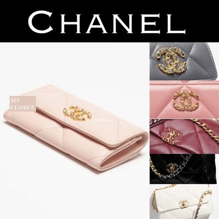 ホワイト(白)系 CHANEL MATELASSE(シャネル マトラッセ) 長財布