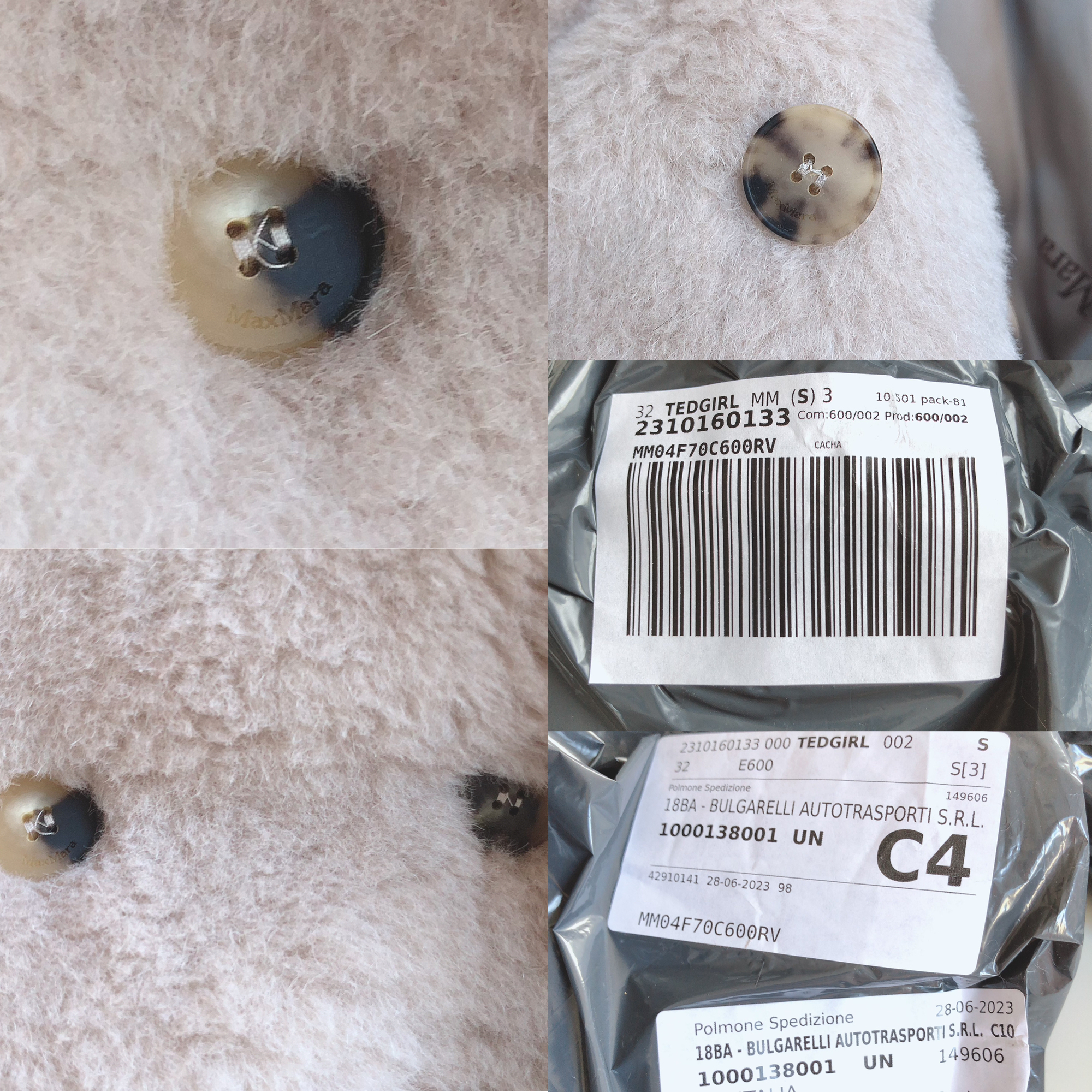 新作 Max Mara Teddy Bear TEDGIRL テディベア アイコン コート