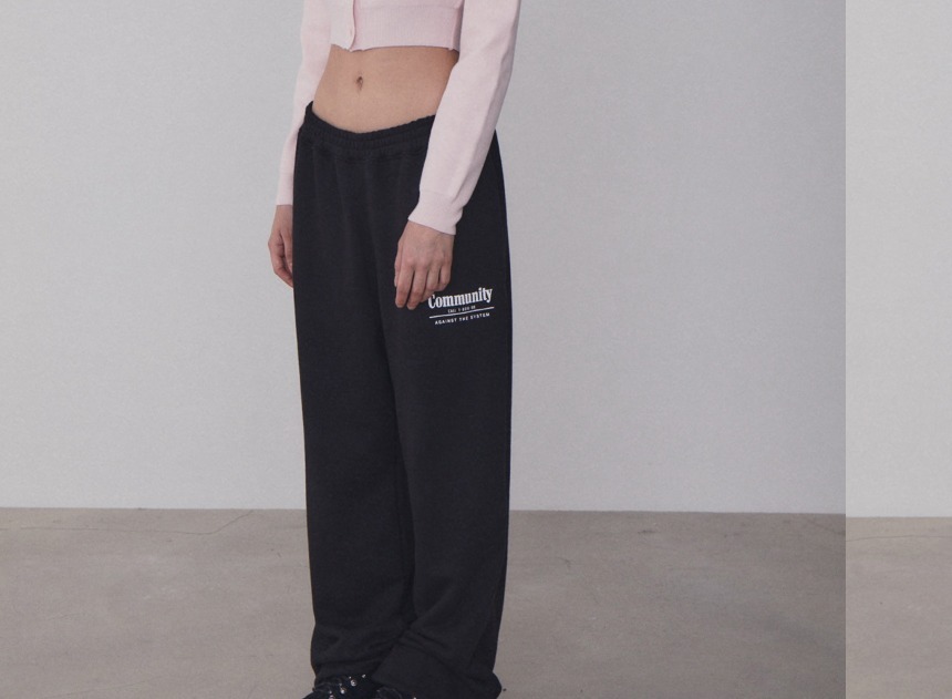 パンツ Rest & Recreation RR LOGO LOUNGE PANTS BKS744 Rest & Recreation RR LOGO LOUNGE PANTS BKS744 (Rest