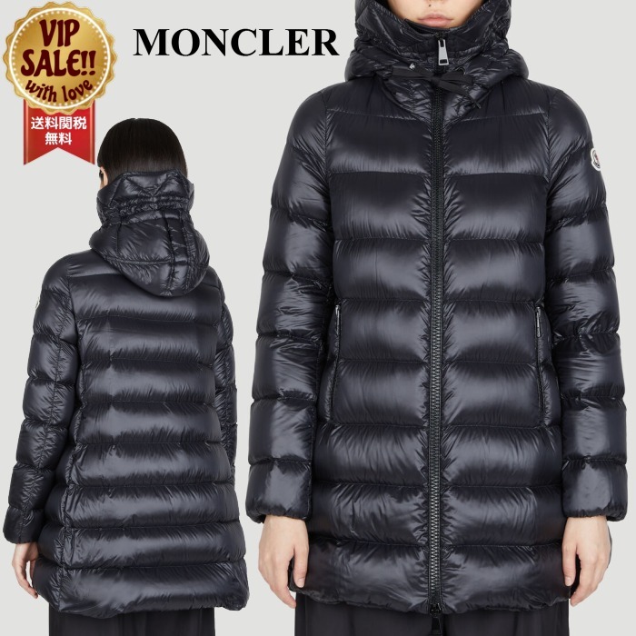 【MONCLER】 スエン ロングダウンジャケット ブラック