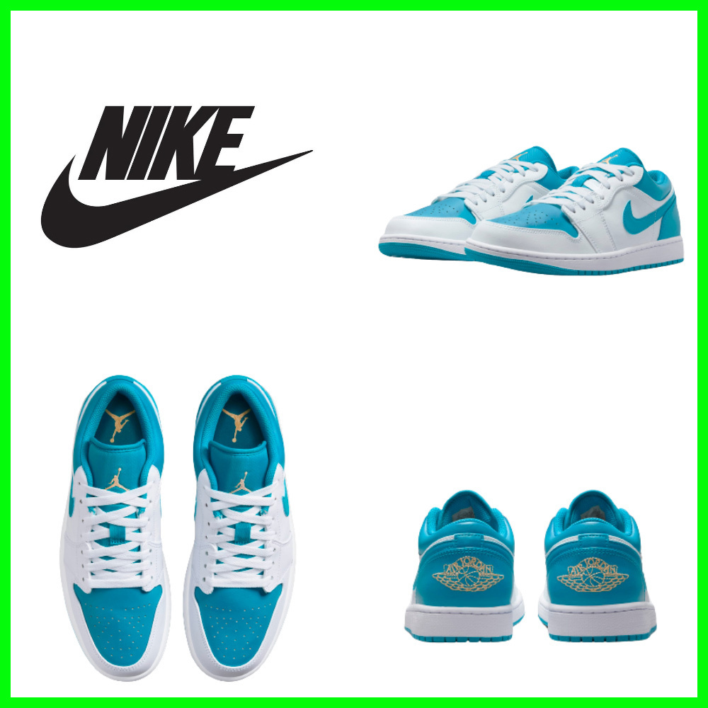 ★[NIKE]★Air Jordan 1 Low TWhite Aquatone★