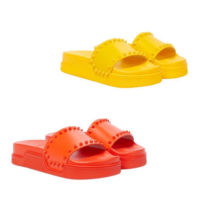 Christian Louboutin★スタッズ 厚底 フラット サンダル★関税込