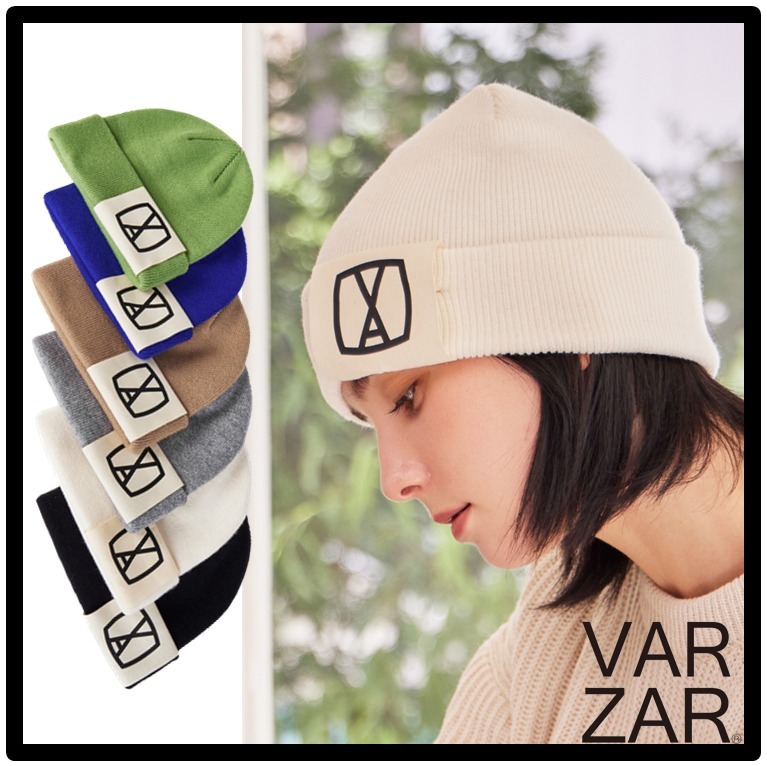 ☆送料・関税込☆VARZAR★VA Square Big Label Beanie★ビーニー