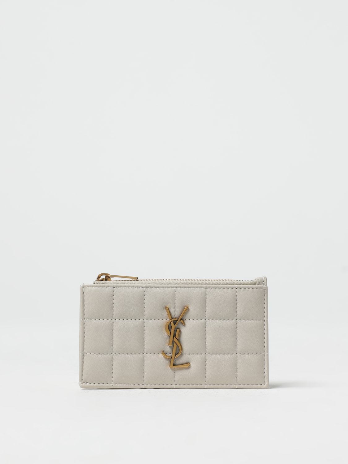 SAINT LAURENT☆YSLカサンドラマテラッセカレジップカードケース