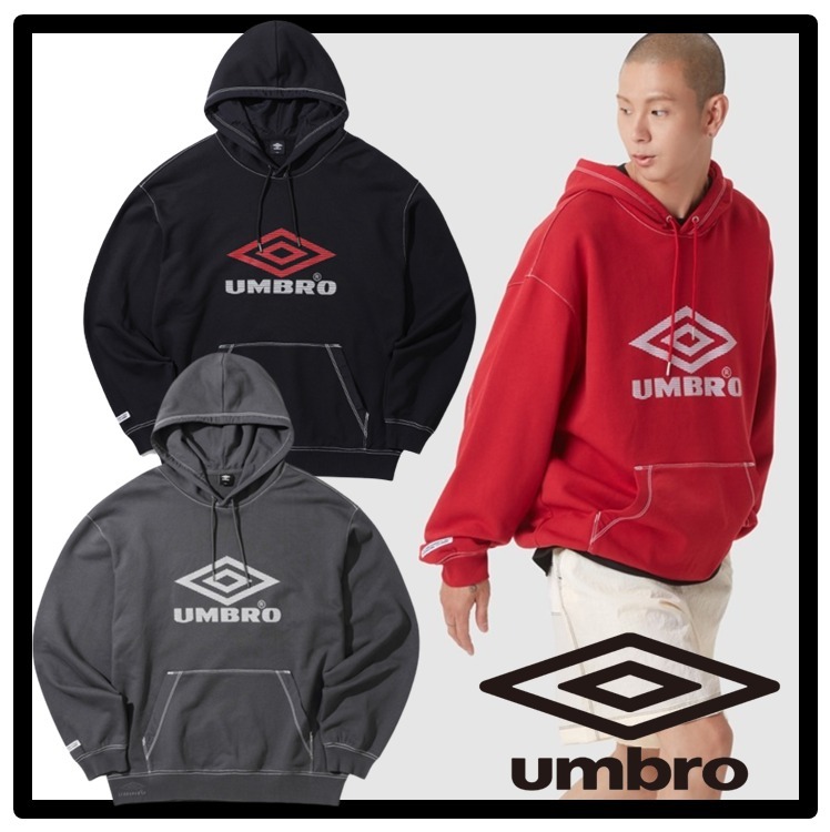 ★送料・関税込★Crinkle Taslan Big Stitch Logo Hoodie★
