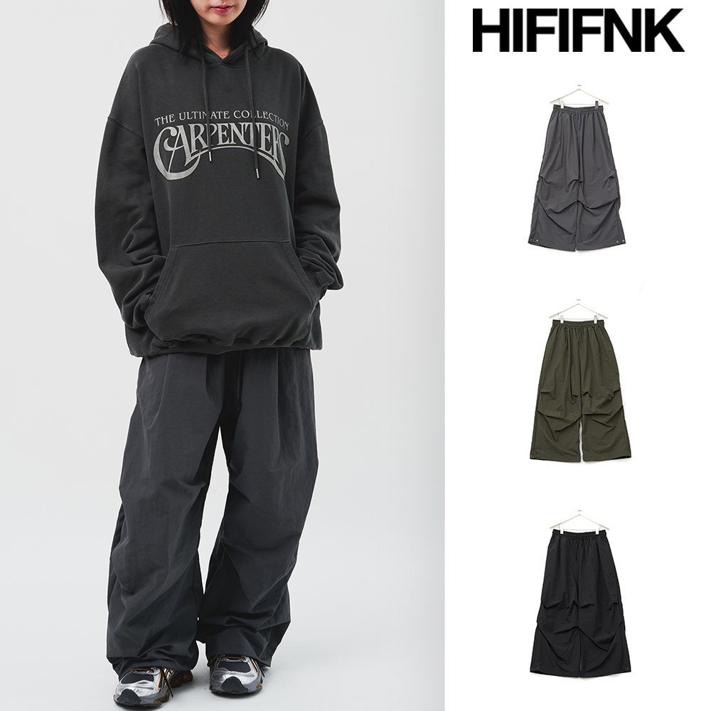 【HI FI FNK】Casper Wide Nylon Pants