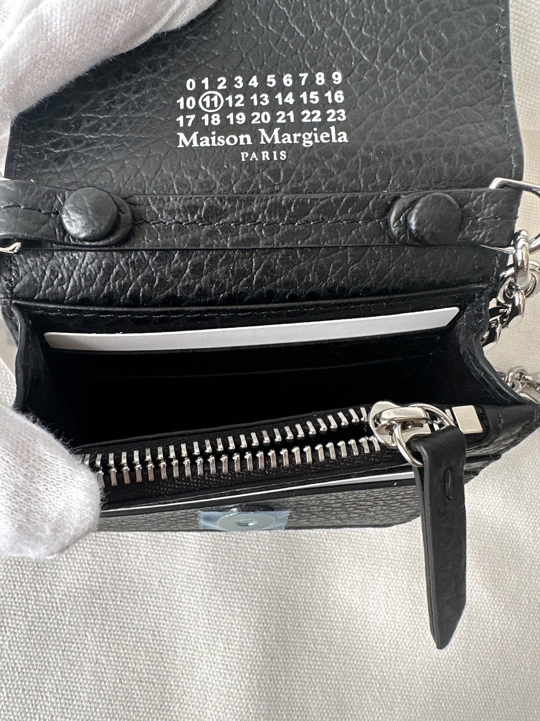 MaisonMargiela 4スティッチ チェーンウォレット (Maison