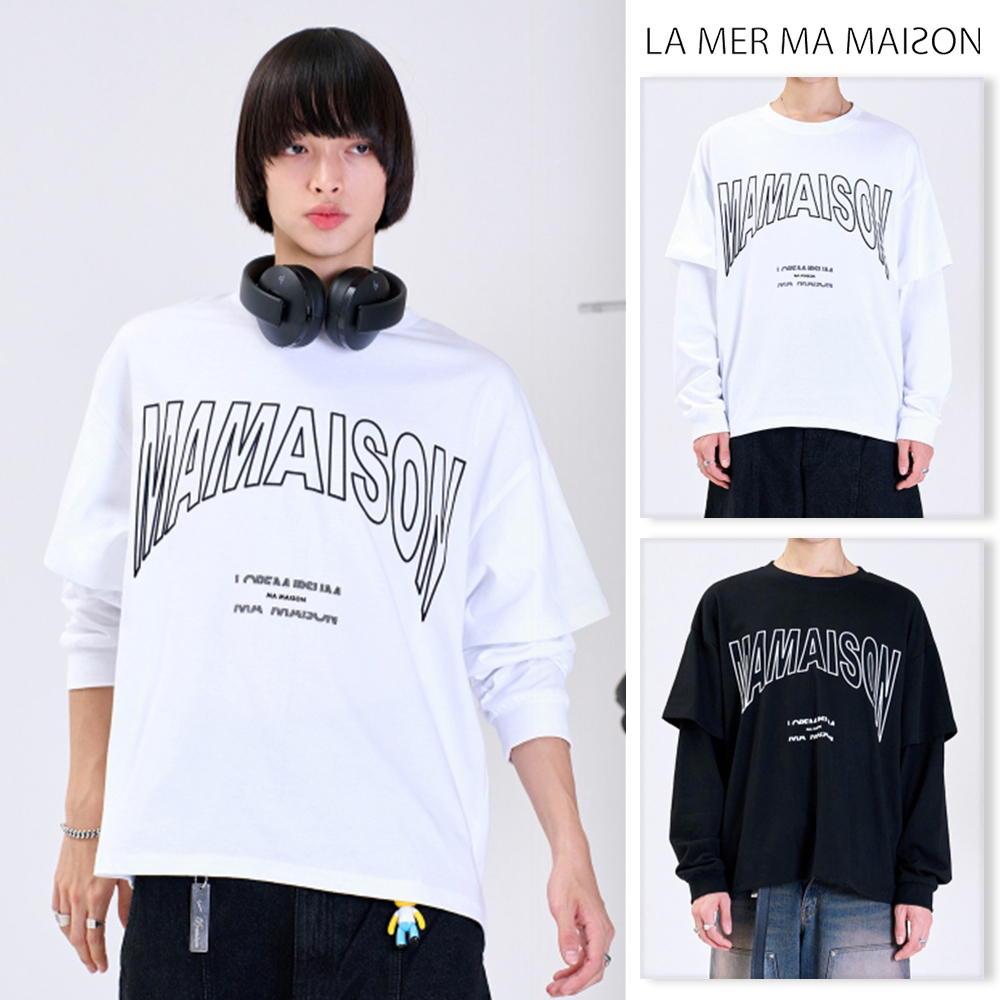 【LA MER MA MAISON】23FW★ DOUBLE SLEEVE T