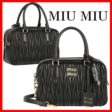 ブラック(黒)系 MiuMiu(ミュウミュウ) ショルダーバッグ・ポシェット