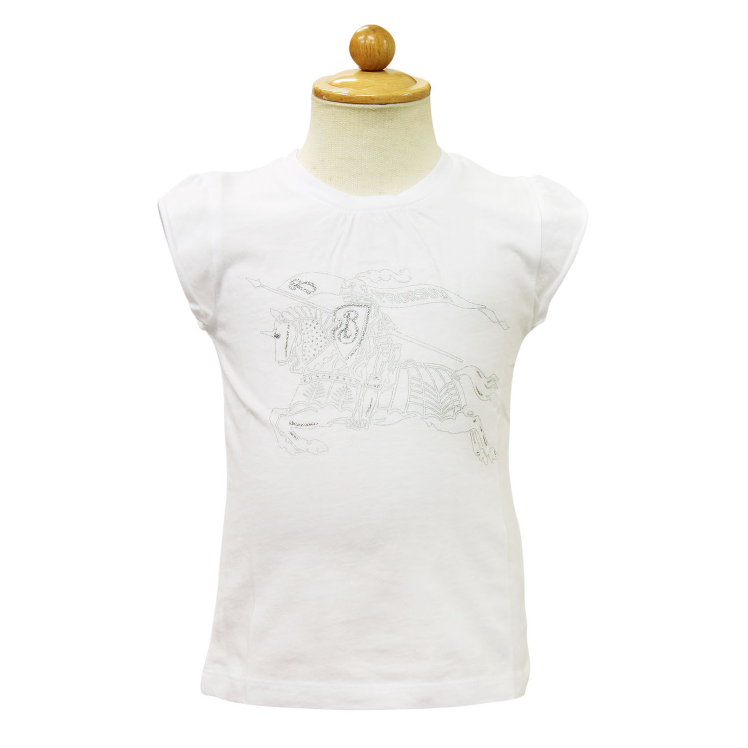 BURBERRY KIDS バーバリー キッズ パフスリーブTシャツ[B05F67]