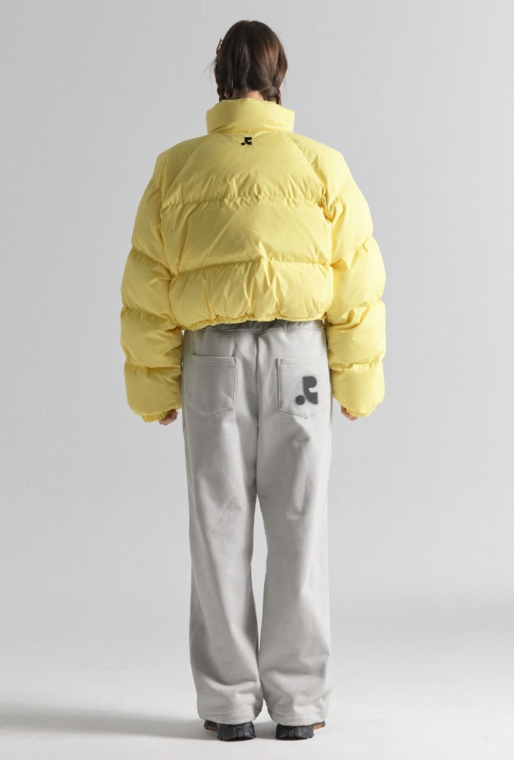 ★関税込★Rest&Recreation★RR DOWN SHORT JACKET★ rest & recreation] RR HOOD SHORT DOWN JACKET - BLUE 正規韓国