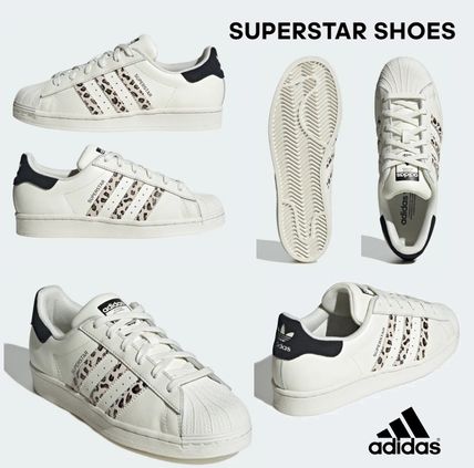 新作★スーパースター ヒョウ柄レザースニーカー ヒョウ柄レオパード☆日本未入荷☆アディダス☆SUPERSTAR SHOES