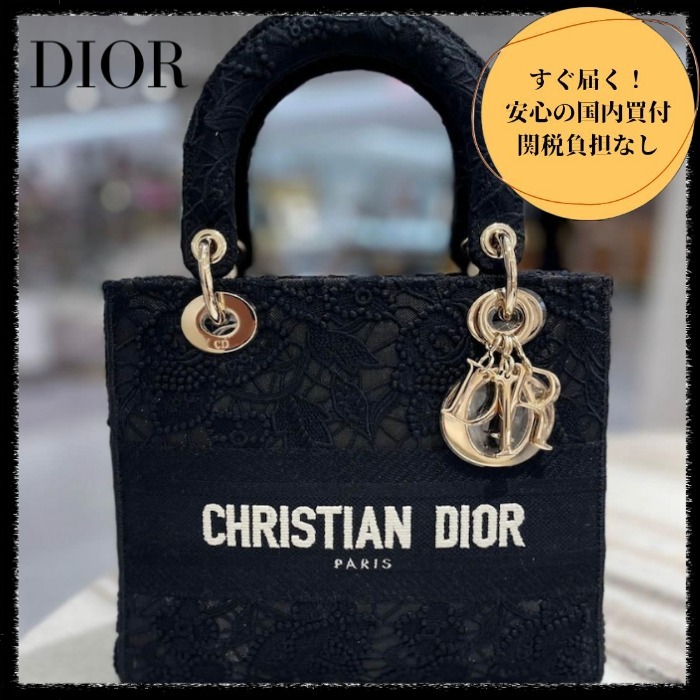 【限定販売！】Dior LADY D-LITE バッグ ミディアム D-Lace