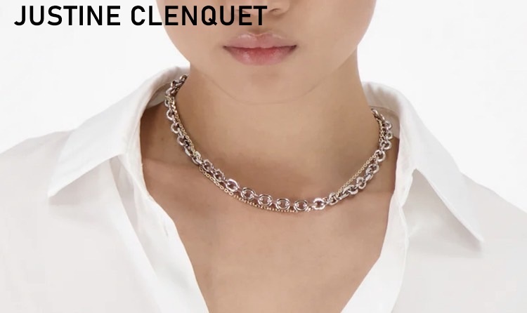 Paris発JUSTINE CLENQUET DANAシンプルユニセックスネックレス