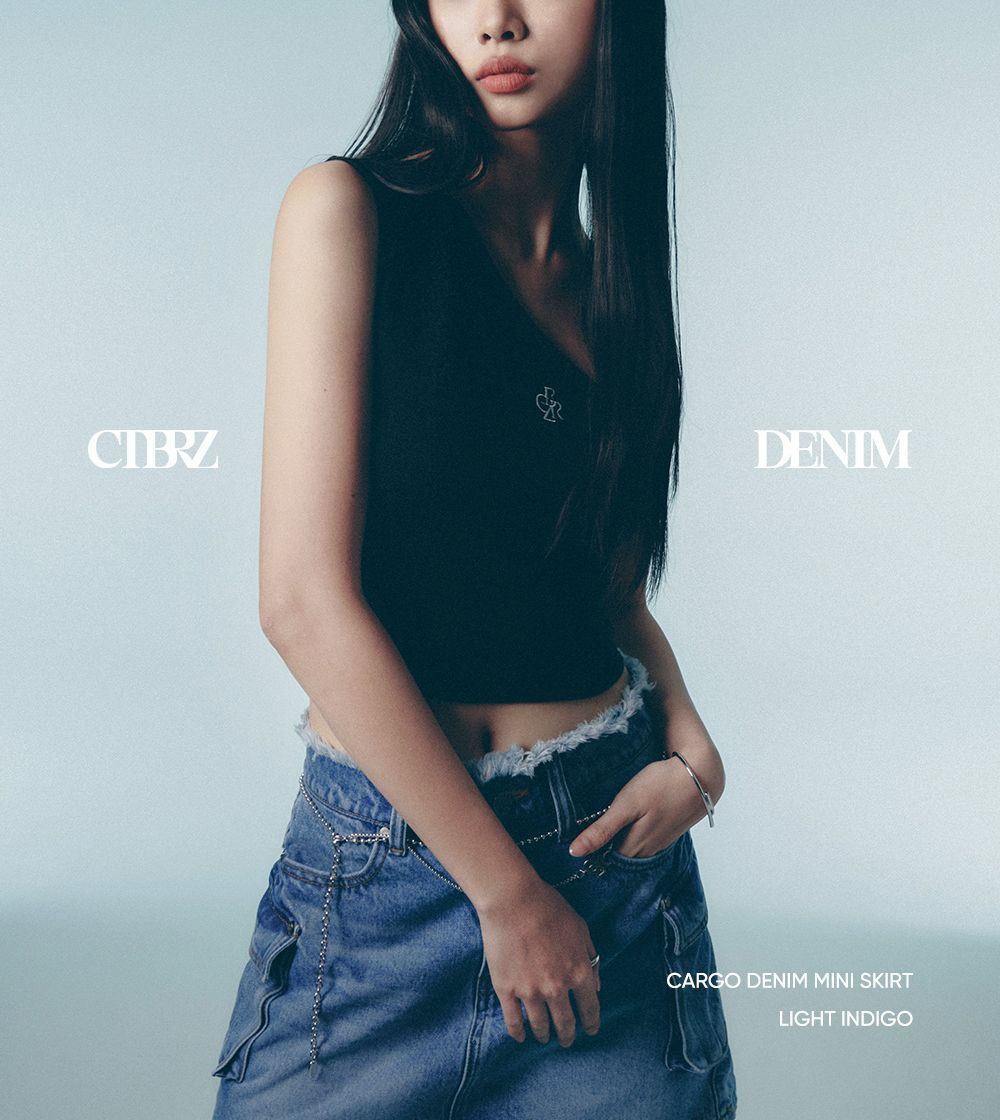 citybreeze★韓国★人気★(CTF3) CARGO DENIM MINI SKIRT 2色 citybreeze☆韓国☆人気☆(CTF3) CARGO DENIM MINI SKIRT 2色
