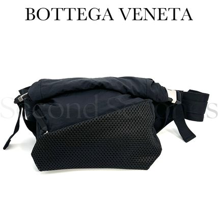 BOTTEGA VENETA Belt Bags Nylon Street Style 2WAY 3WAY Plain Leather Crossbody Bag