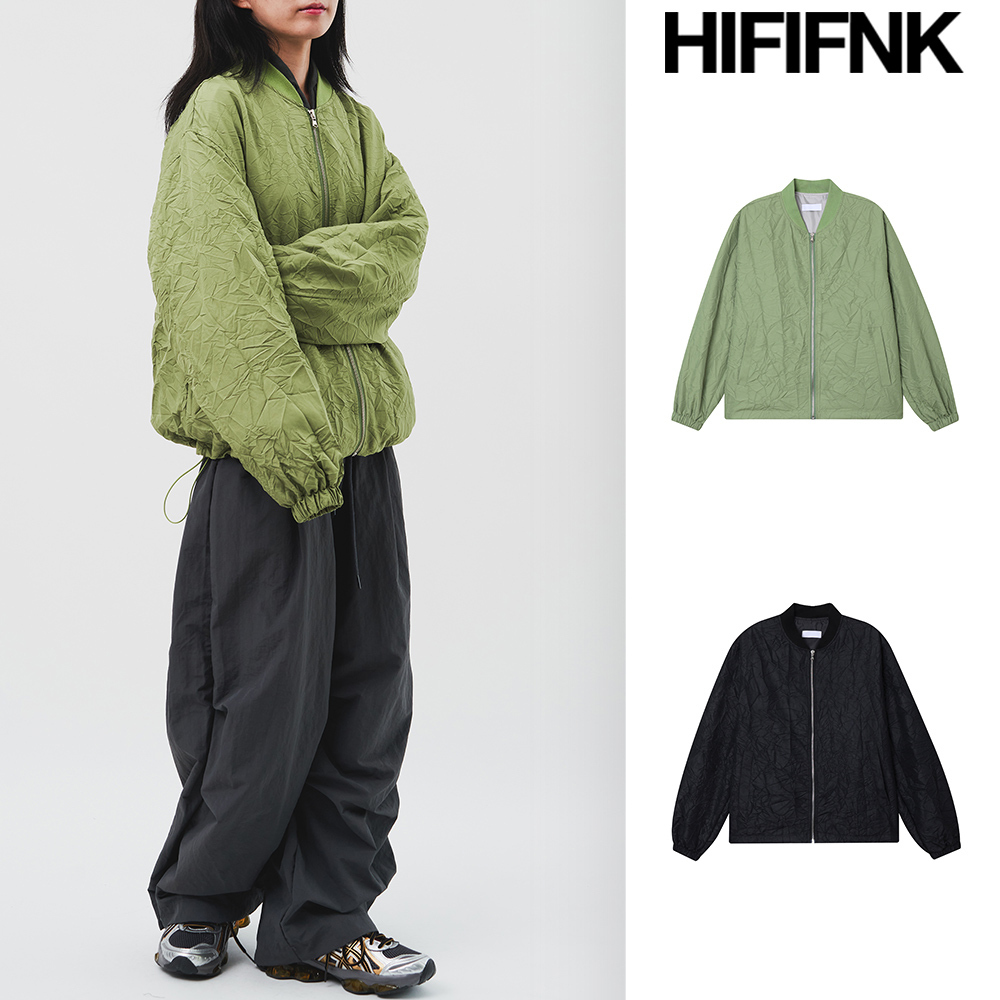 【HI FI FNK】Wavy Wrinkled Jacket