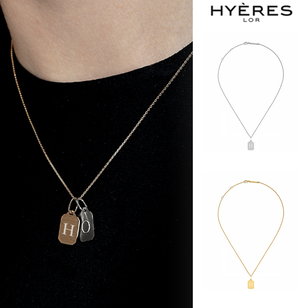【HYERES LOR】23FW★ Name Silver Tag S Necklace