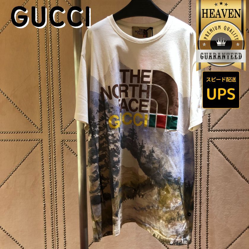 6万取引突破★UPS速達便利用！【GUCCI】Tシャツ_672475 XJDS8