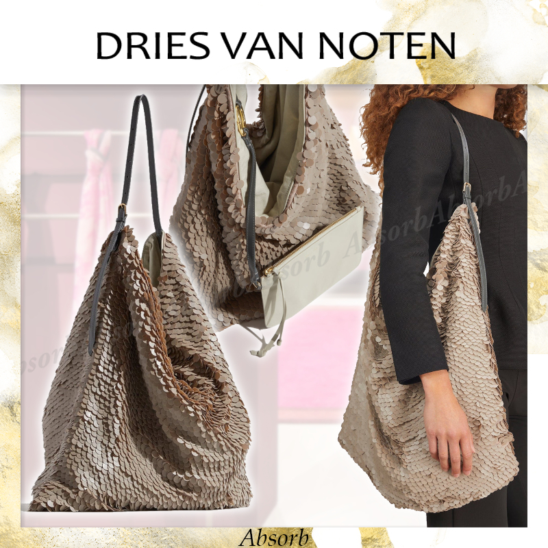 【23AW NEW】Dries Van Noten / スパンコール ショルダーバッグ