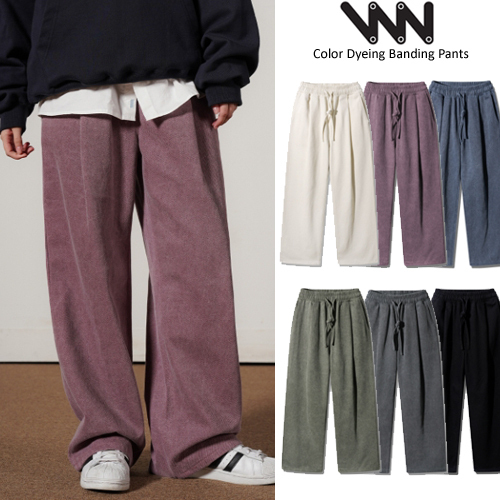 WV PROJECT正規品★23AW★ColorDyeing ワイドウエストゴムパンツ