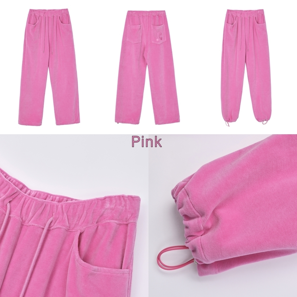 韓国人気【Rest & Recreation】VELVET JOGGER PANTS 全2色 ジョガーパンツ Rest & Recreation(レストアンド