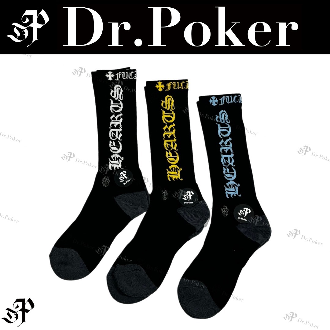 新品】 Chrome Hearts ダガー ソックス 靴下 白色 L