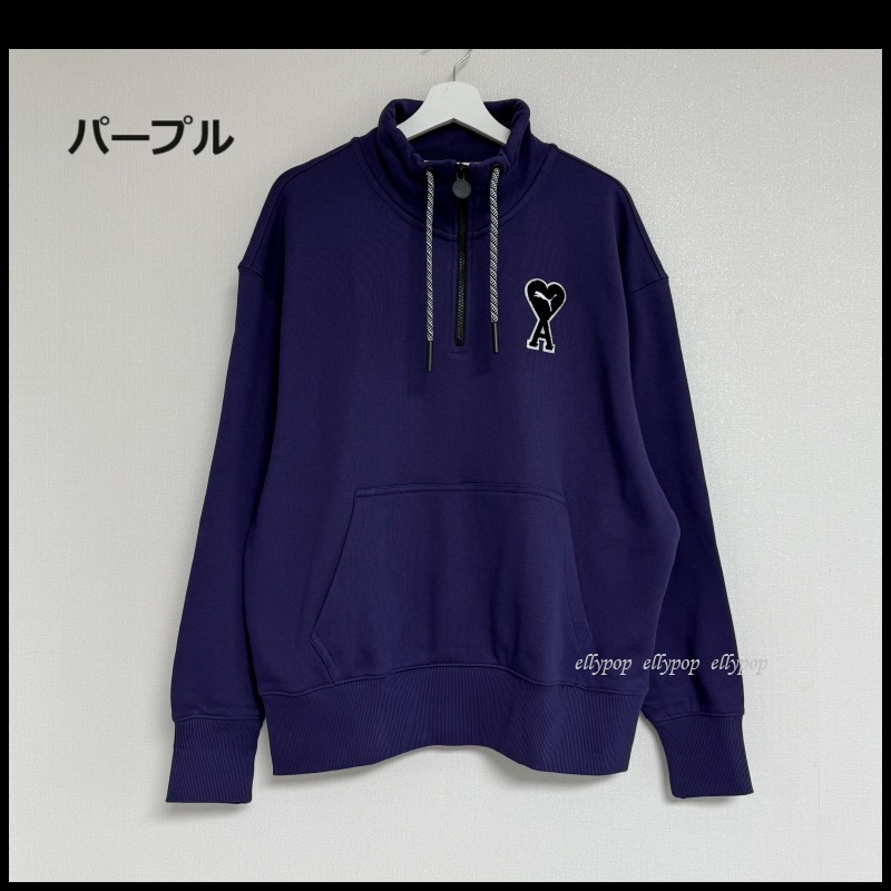 中古】AMI x PUMA☆Half-Zip Sweatshirt アミパリス - メルカリ
