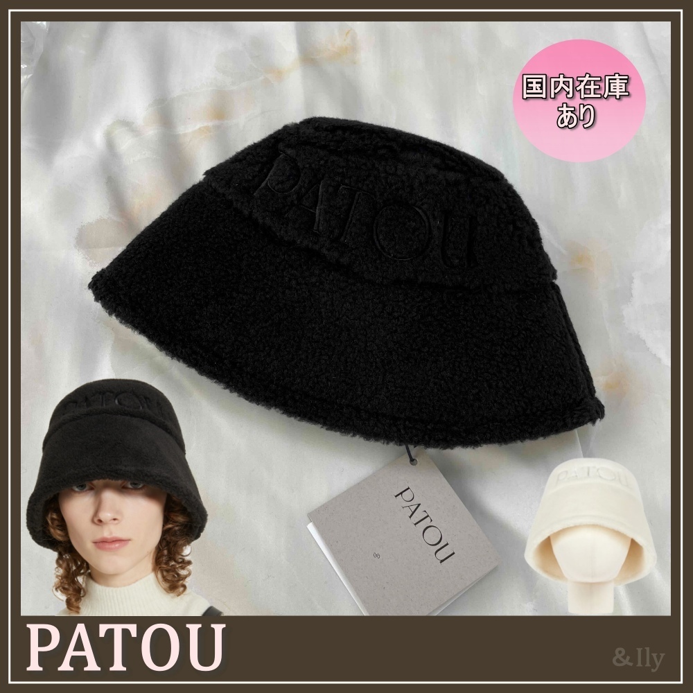 【送関込】PATOU☆パトゥ フェイクシアリング製 バケットハット