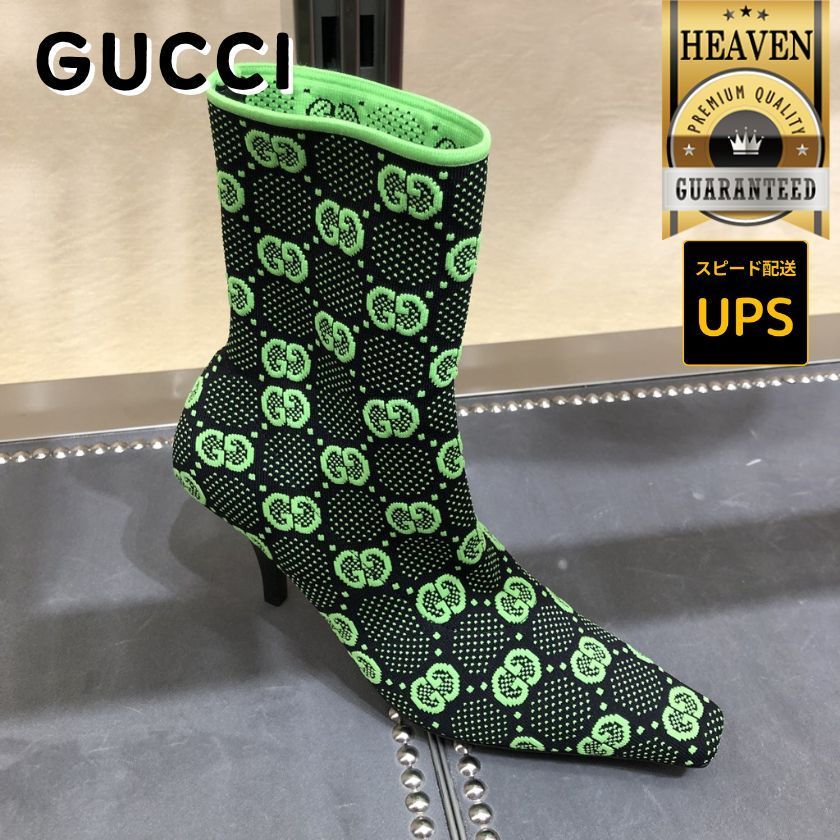 6万取引突破★UPS速達便利用【GUCCI★グッチ】DEMI_ミドルブーツ
