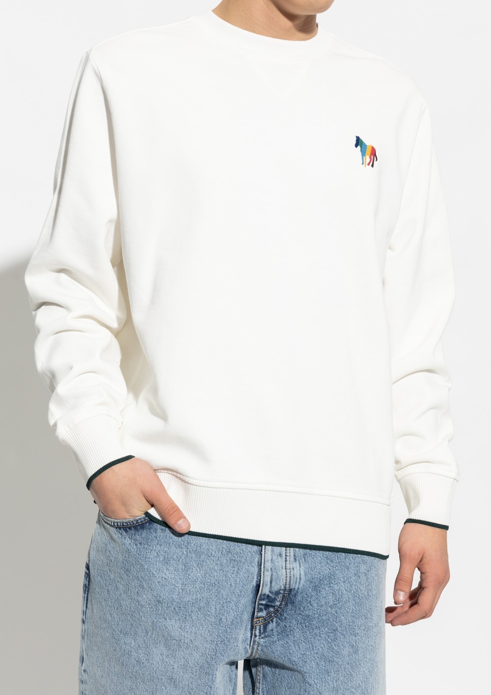 【Paul Smith】ブランドロゴコットン長袖スウェット -2色*送料込