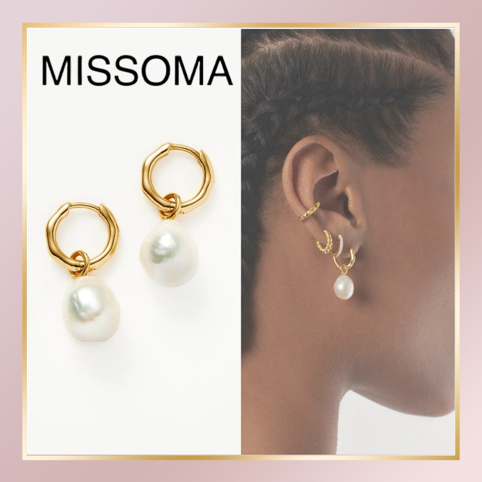 Missoma スモールフールピアス 関税送料込み MISSOMA エナメル スモール フープ ピアス 関税送料込