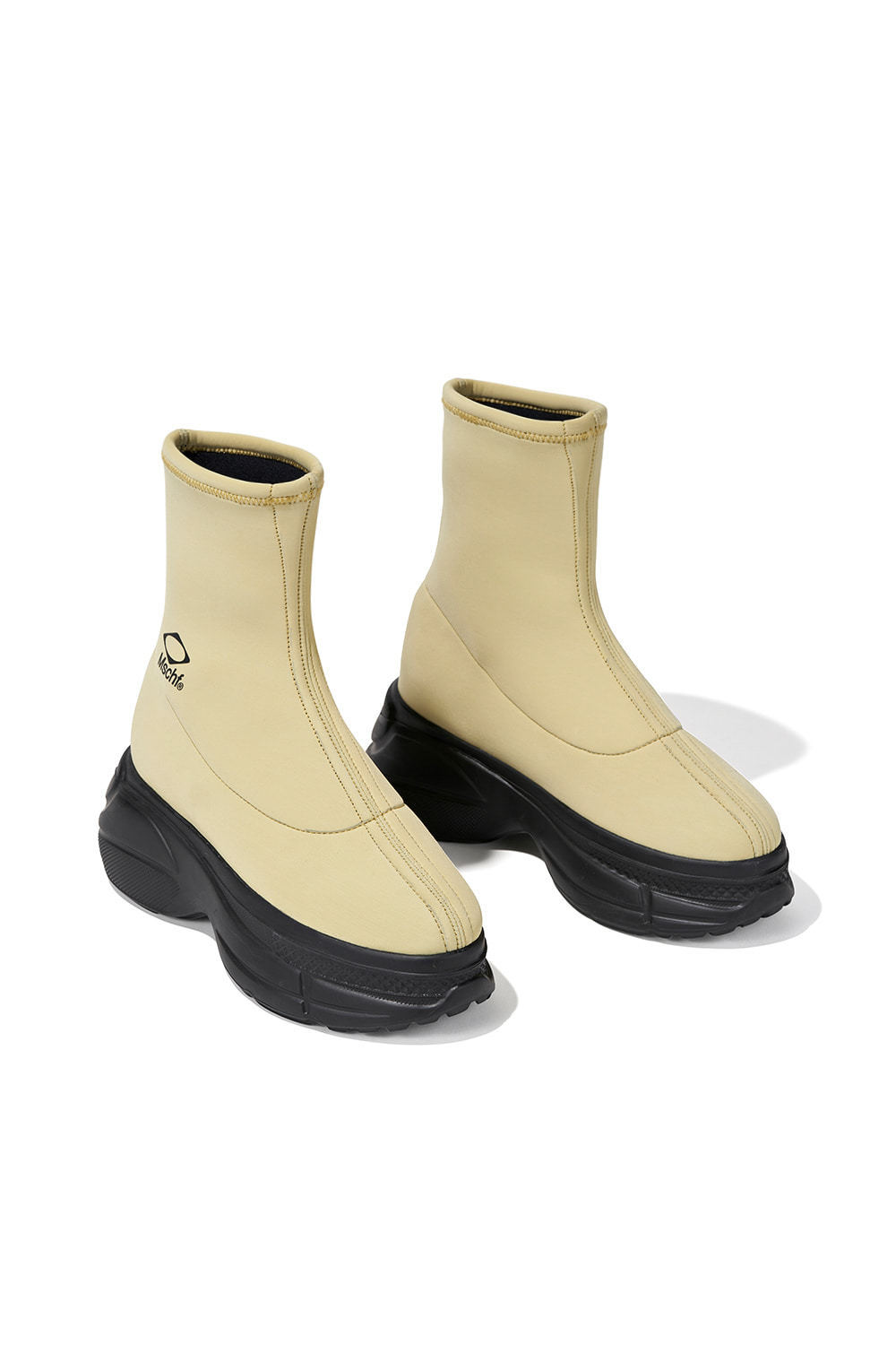 【MISCHIEF】 RHOMBUS WINTER BOOTS_MUSTARD