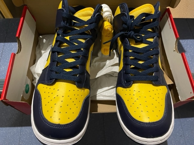 US10.5(28.5cm)◆確保済 関税無 国内発 NIKE DUNK HIGH MICHIGAN