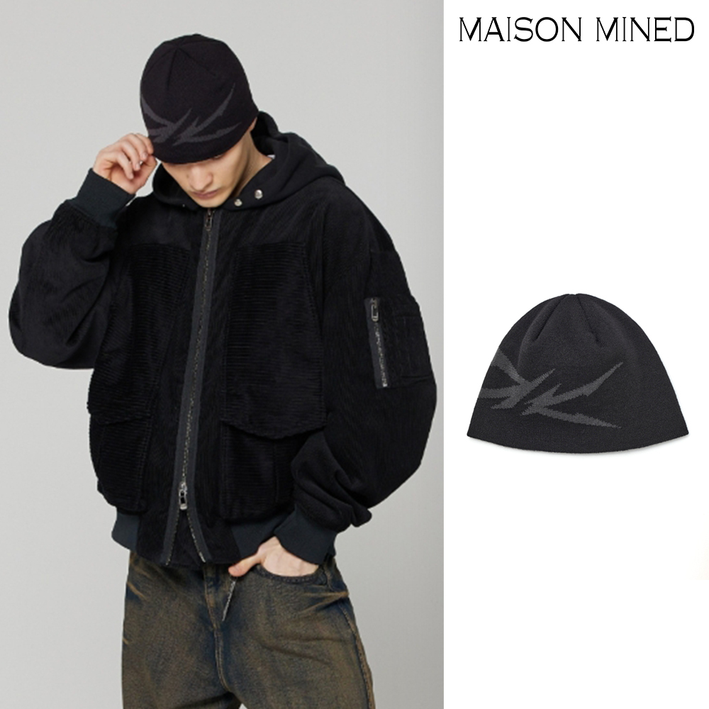 【MAISON MINED】23FW★ PINCH JACQUARD BEANIE