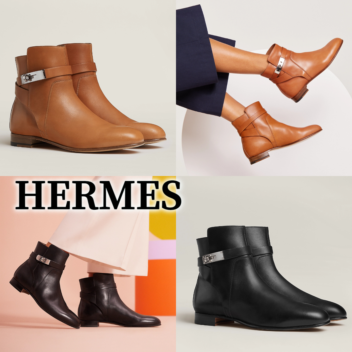 売り出し正本 【もこもこ暖かい♡】HERMES アンクルブーツ | vallight.ch