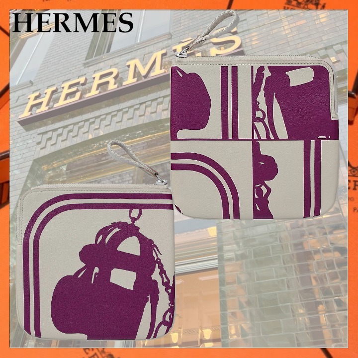 個性的な色使い【Hermes】カレポケットポーチ (HERMES/ポーチ