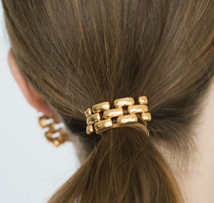 Jennifer Behr ヘアータイ ヘアゴム アクセサリー チェーン