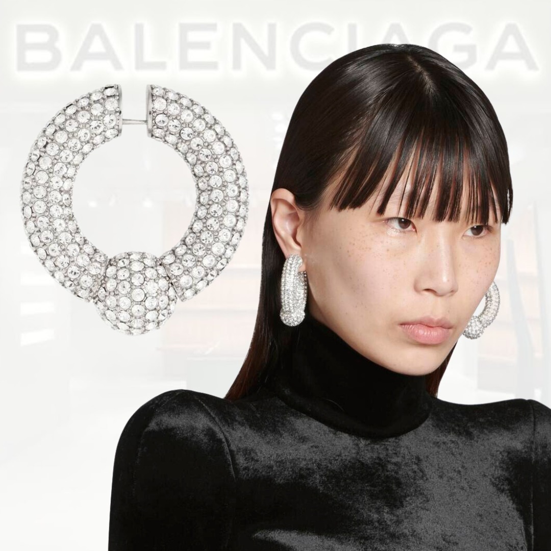 送料込直営店+BALENCIAGA+ MEGA ピアス