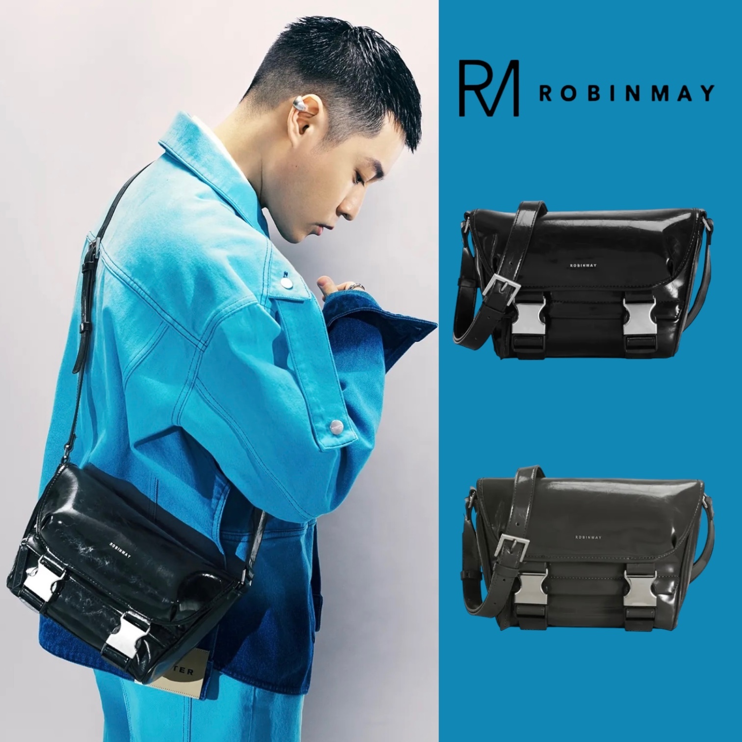★ ROBINMAY 幻影斜背包 周湯豪 ショルダーバッグ/送料込
