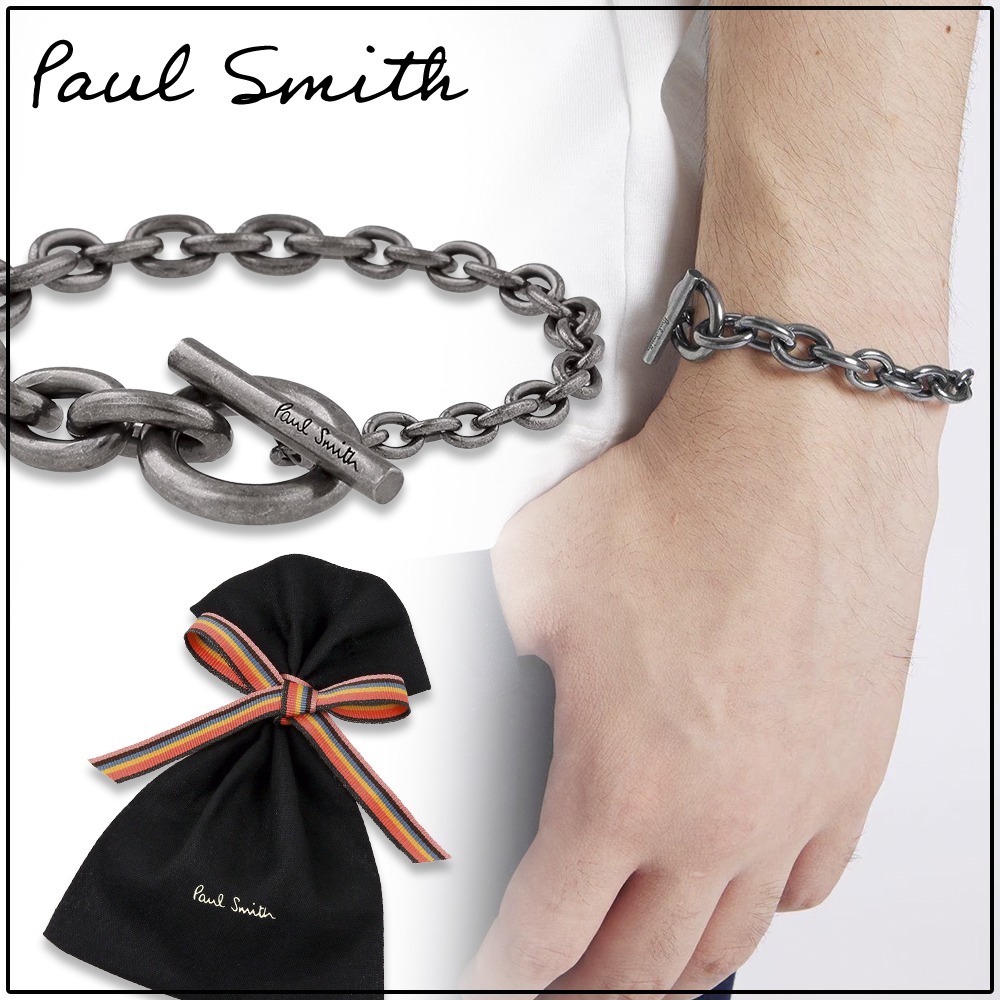 贈り物に【Paul Smithマンテル チェーンブレスレット】