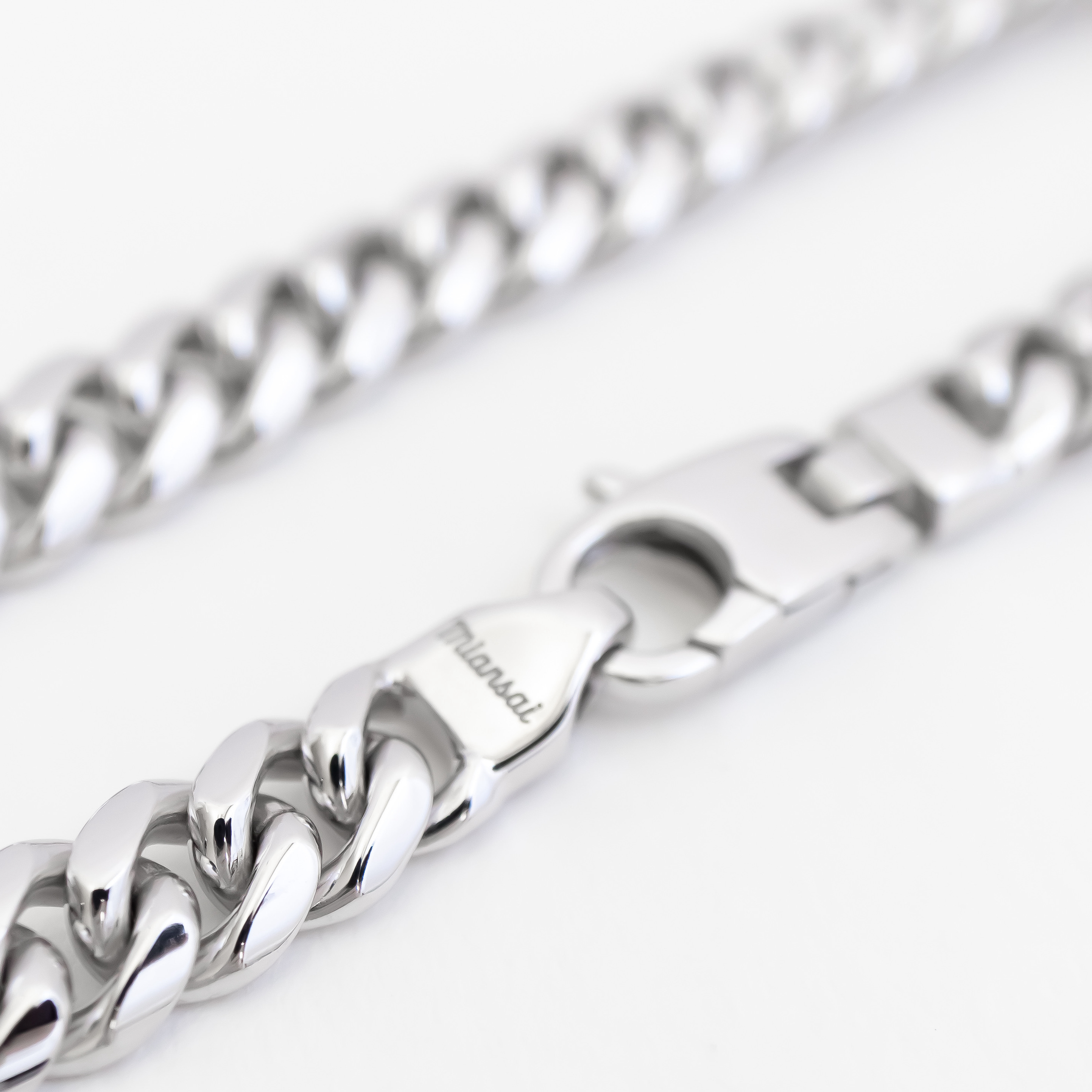 【MIANSAI】スターリングシルバー 6.5mm チェーンブレスレット