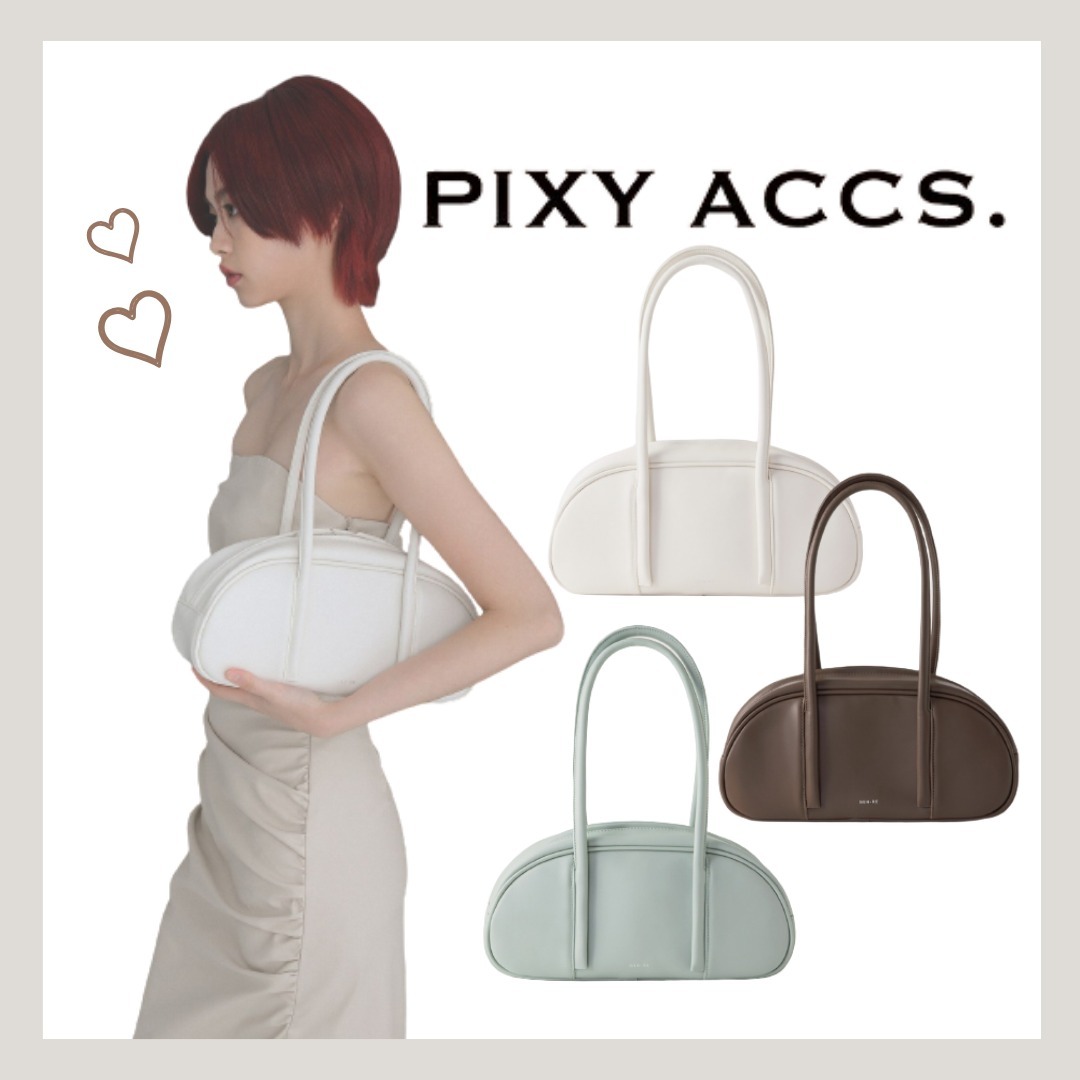 追跡有★PIXYACCS ボストンバッグ Oval 自若橢圓包